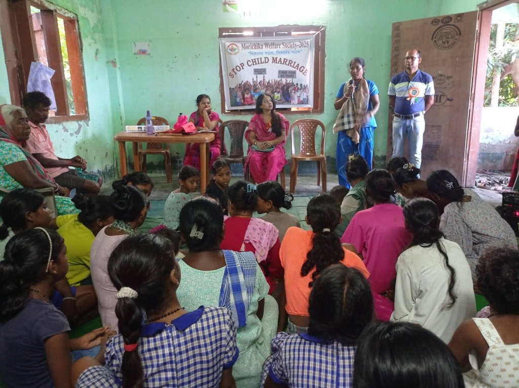 Adolescent Girls and Women attending a Session at Nichebasa Village