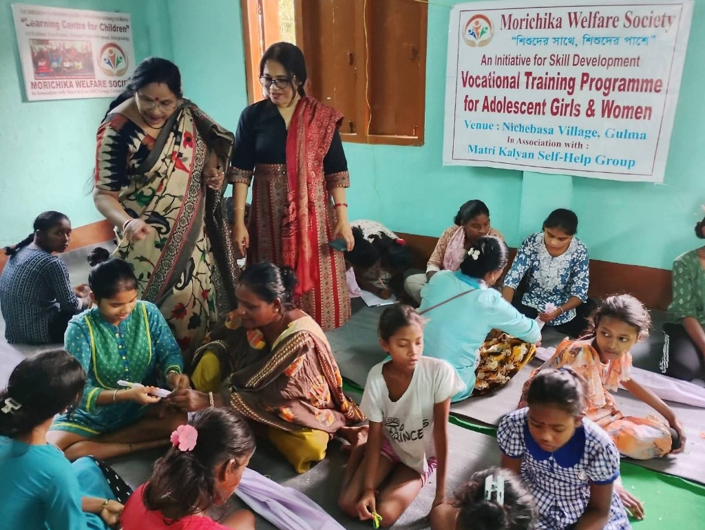 Vocational Training Programme for Adolescent Girls & Women, Nichebasa Village, Gulma